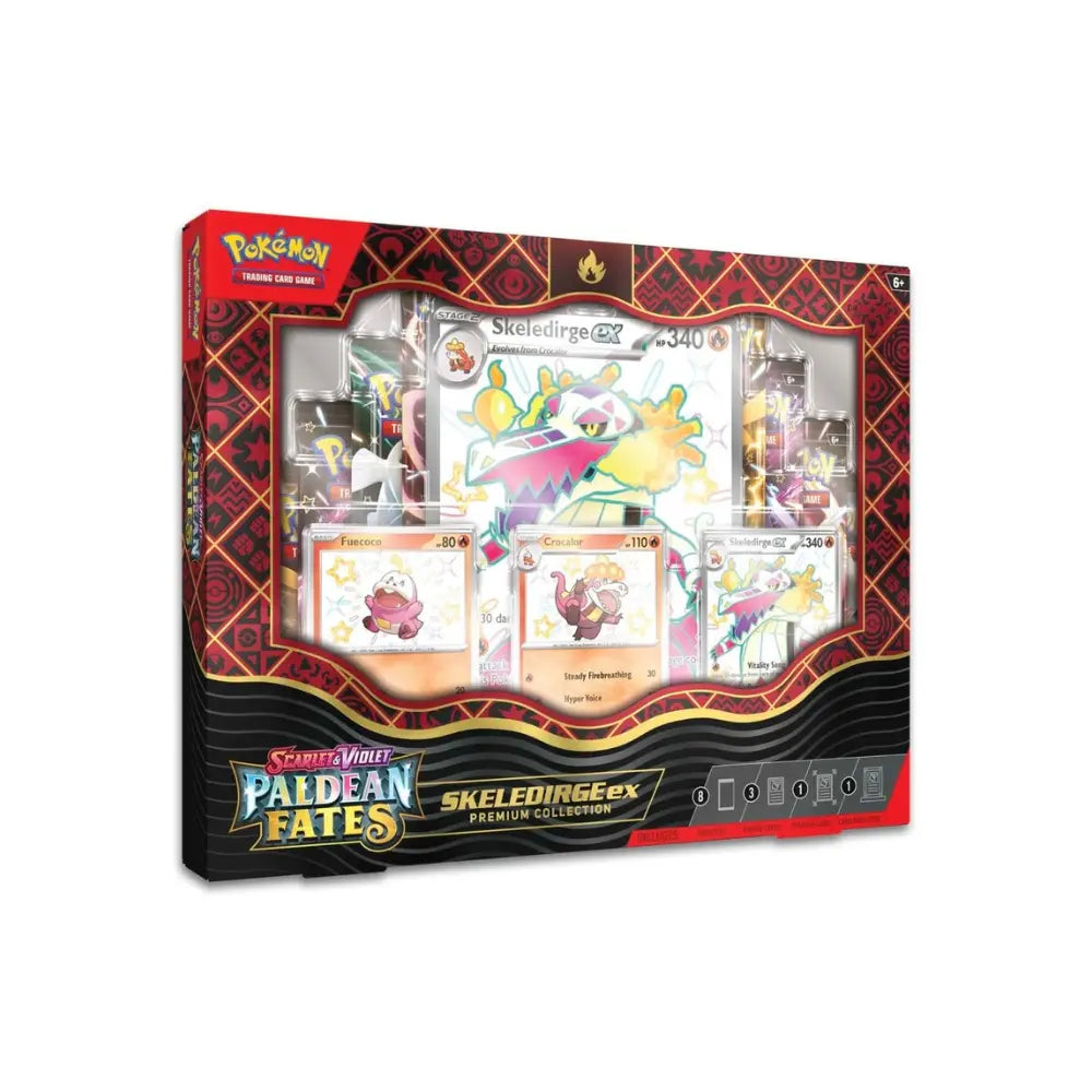 Scarlet & Violet-Paldean Fates Skeledirge ex Premium Collection Pokemon TCG