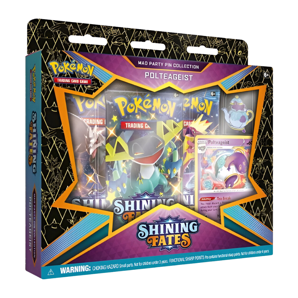 Pokemon TCG: Shining Fates Mad Party Pin Collection (Poltageist)