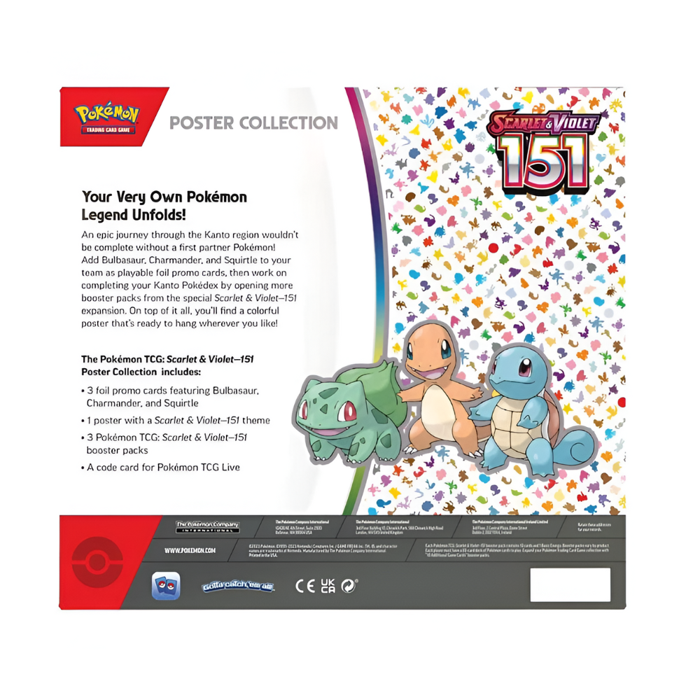 Pokemon Scarlet & Violet: 151 Poster Collection