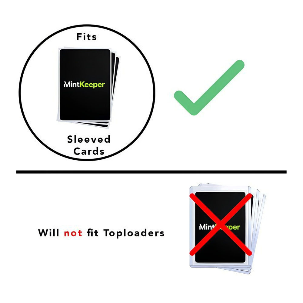 MintKeeper - 9 Pocket Premium Zip Trading Card Binder
