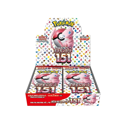 Japanese Pokemon: 151 Set SV2a - Booster Box Pokemon JP