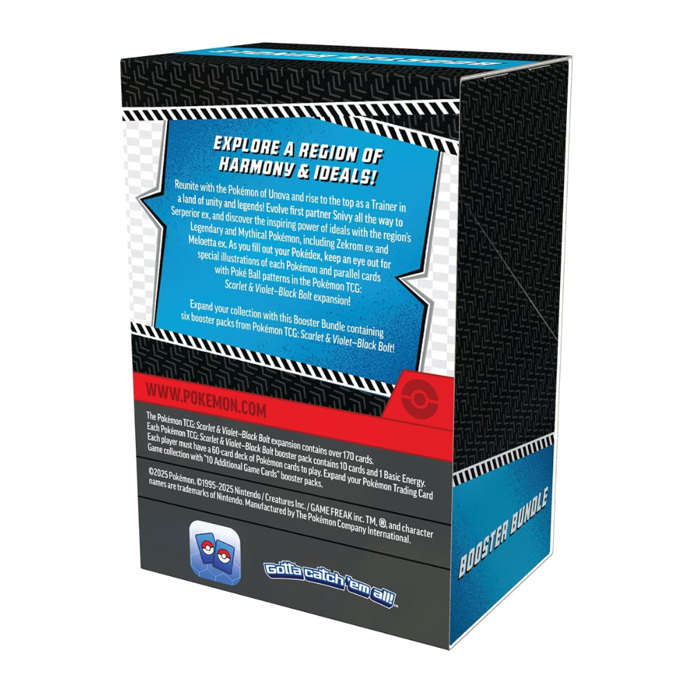 Pokemon Scarlet & Violet: Black Bolt Booster Bundle