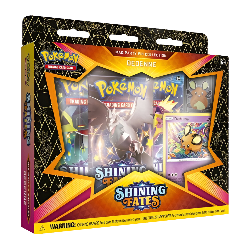 Pokemon TCG: Shining Fates Mad Party Pin Collection (Dedenne)