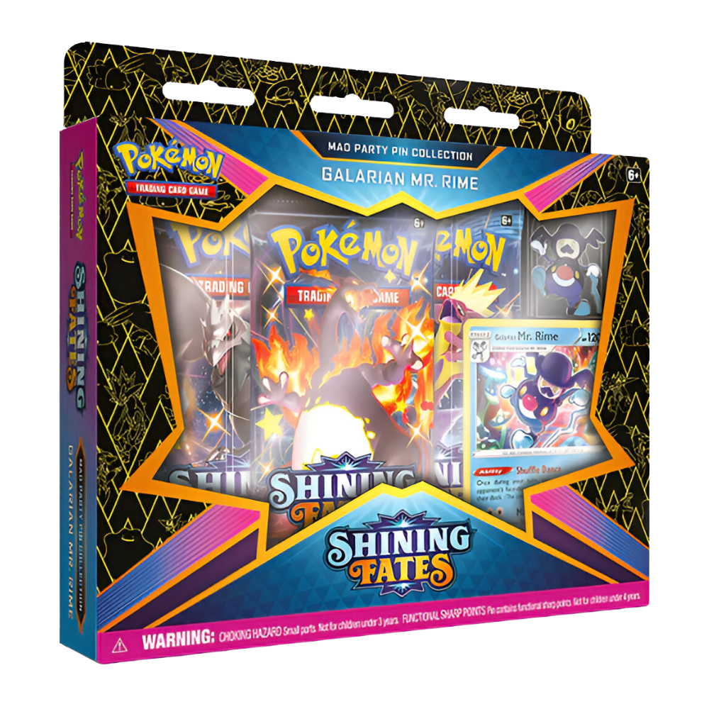 Pokemon TCG: Shining Fates Mad Party Pin Collection (Galarian Mr. Rime)