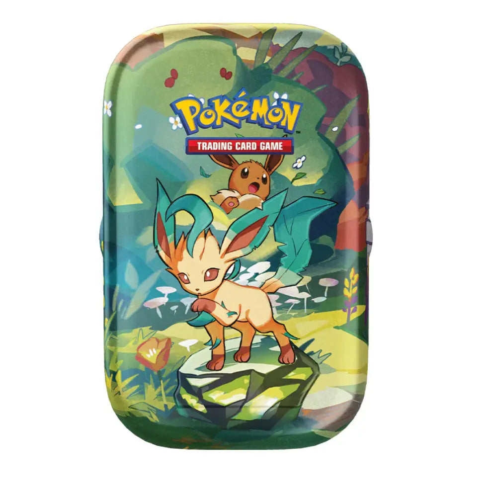 Pokemon - Scarlet & Violet - Prismatic Evolutions - Mini Tin - Leafeon Vaulted Cards