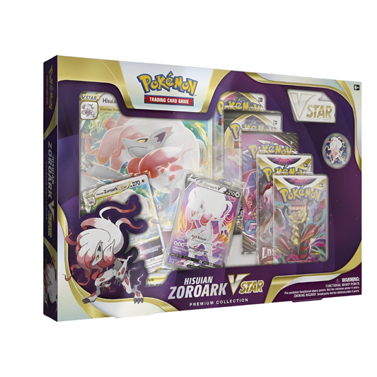 Pokemon TCG: Hisuian Zoroark VSTAR Premium Collection Box