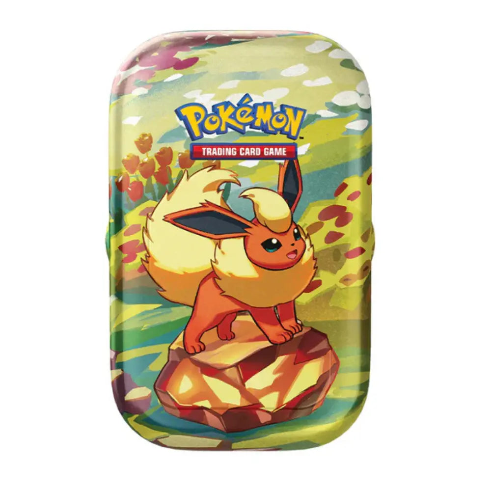 Pokemon - Scarlet & Violet - Prismatic Evolutions - Mini Tin - Flareon Vaulted Cards
