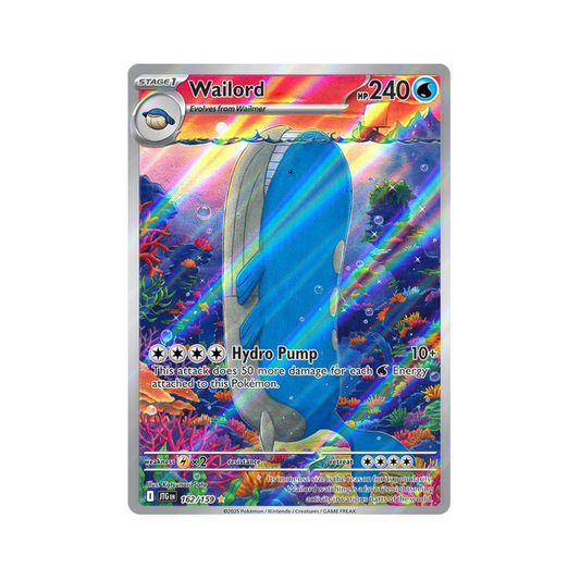 2025 Pokemon SV Journey Together Wailord #162/159 NM