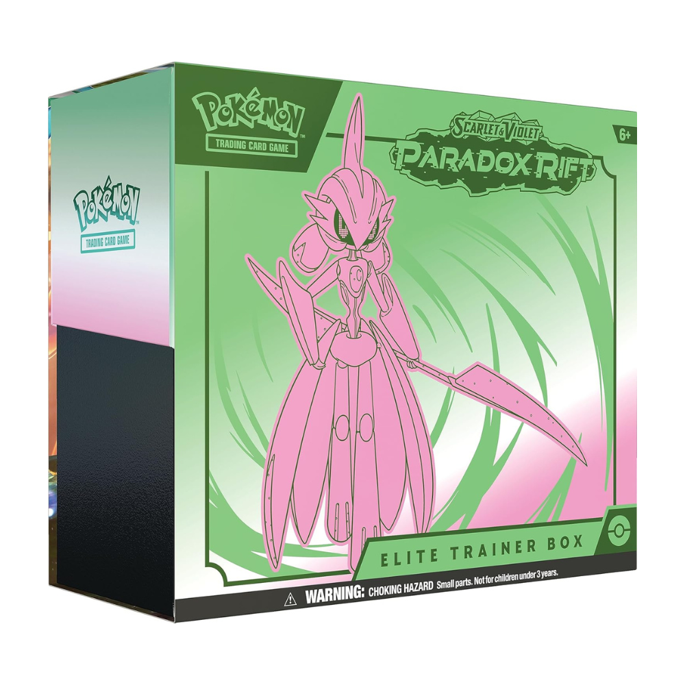 Pokemon Scarlet & Violet: Paradox Rift Elite Trainer Box - Iron Valiant