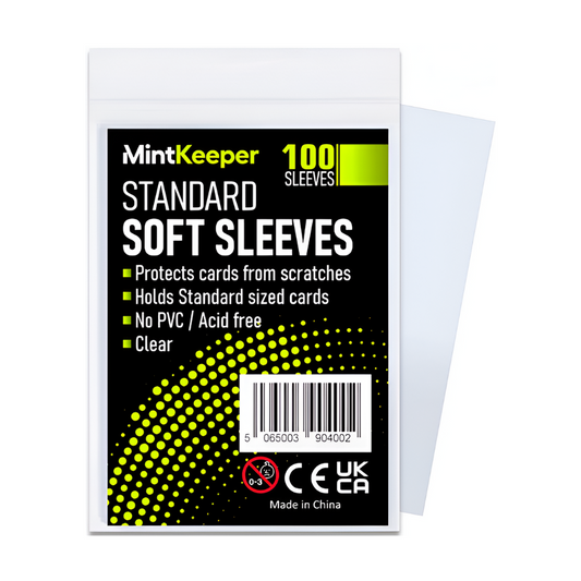 MintKeeper - Standard Soft Card Sleeves (100 Sleeves)