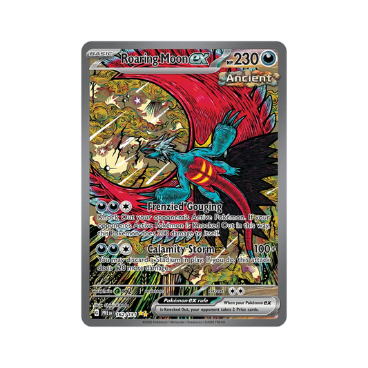2025 Pokemon SV Prismatic Evolutions Roaring Moon EX #162/131 NM