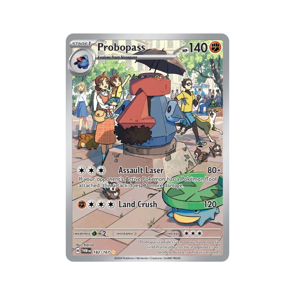 2024 Pokemon SV Twilight Masquerade Probopass #182/167 NM
