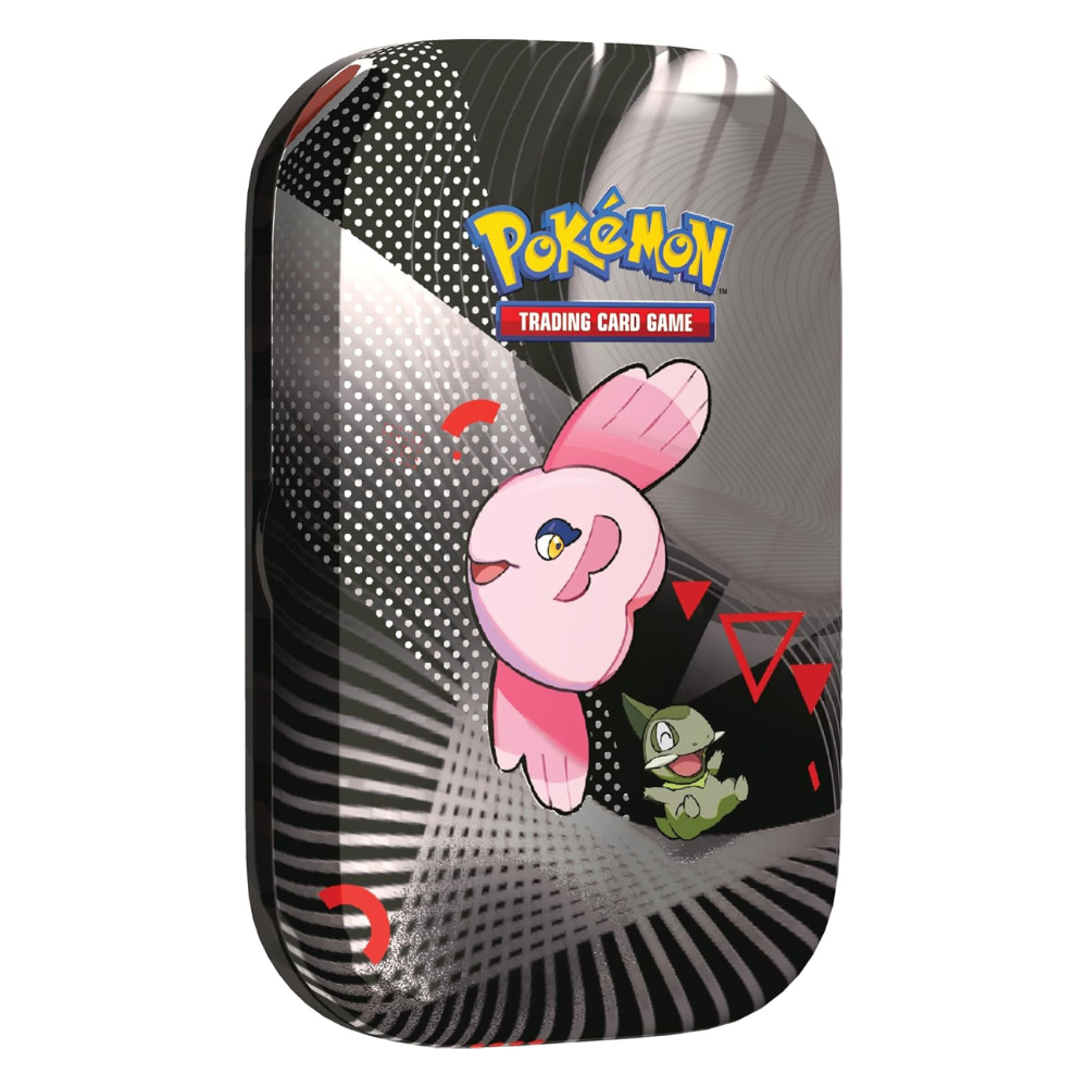 Pokemon - Scarlet & Violet - Black Bolt & White Flare - Unova Mini Tin  (Alomomola & Axew)