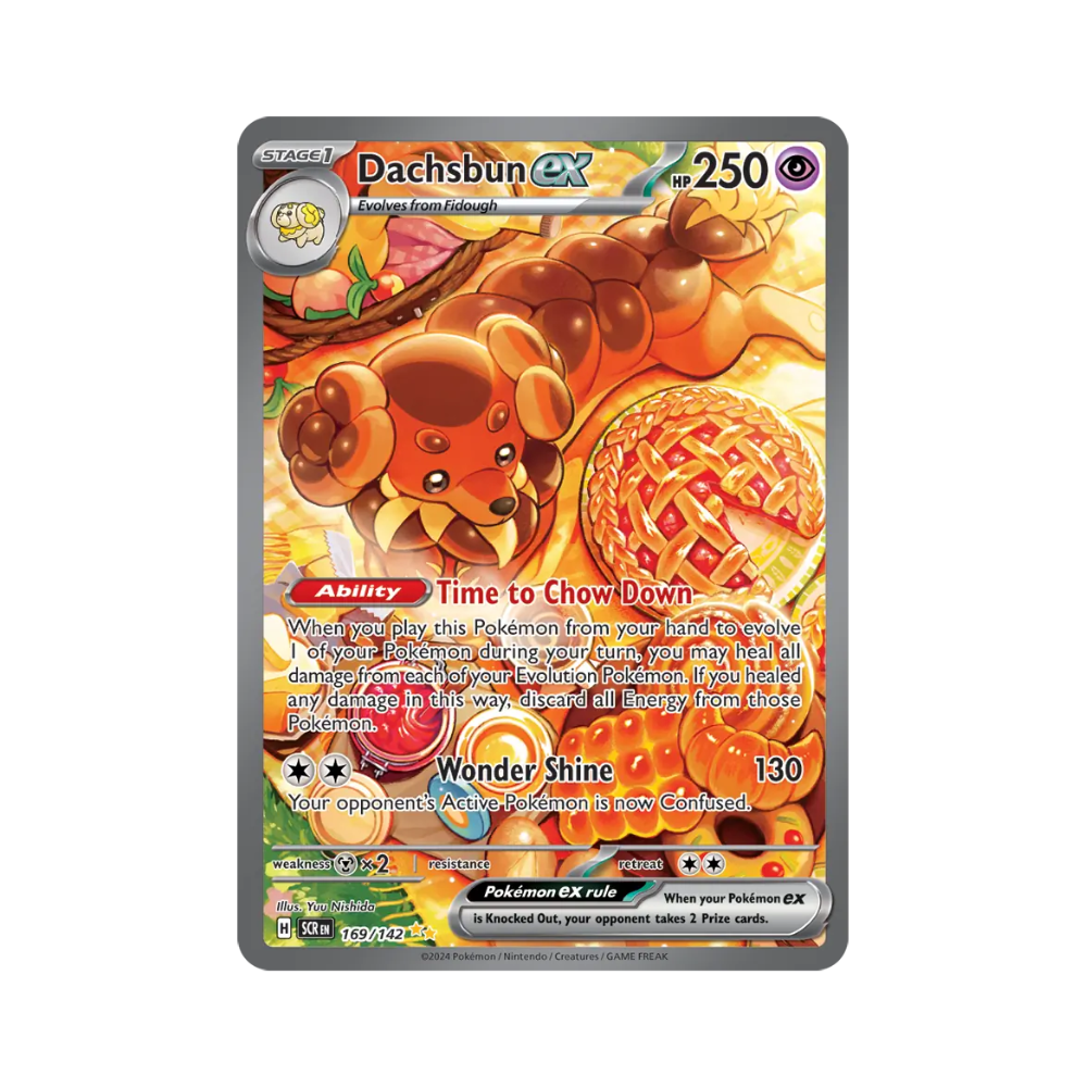 2024 Pokemon SV Stellar Crown Daschbun EX #169/142 NM