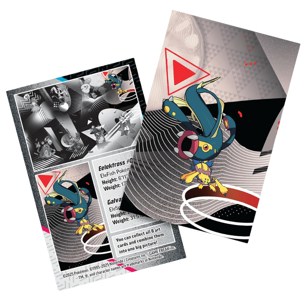 Pokemon - Scarlet & Violet - Black Bolt & White Flare - Unova Mini Tin  (Eelektross & Galvantula)