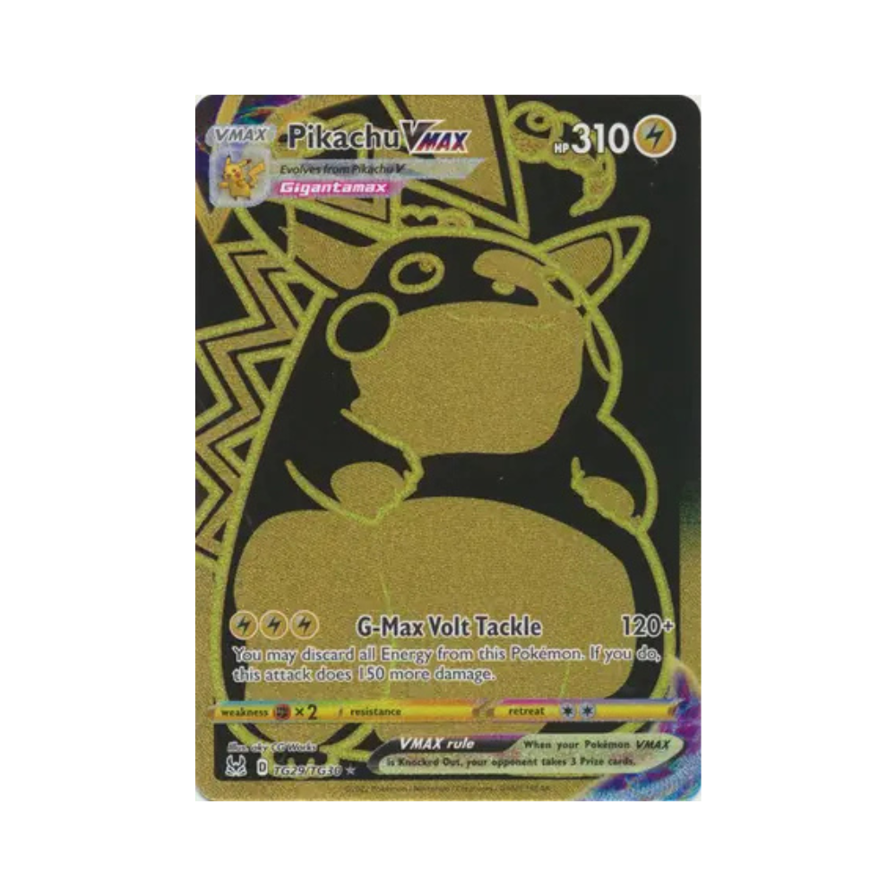 2022 Pokemon SWSH Lost Origin Pikachu VMax #TG29/TG30 NM