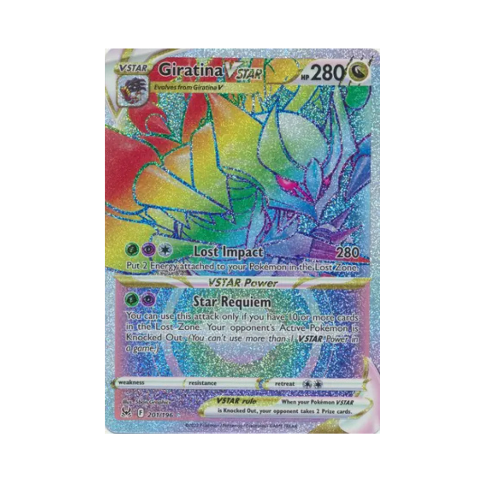 2022 Pokemon SWSH Lost Origin Giratina VStar #201/196 NM