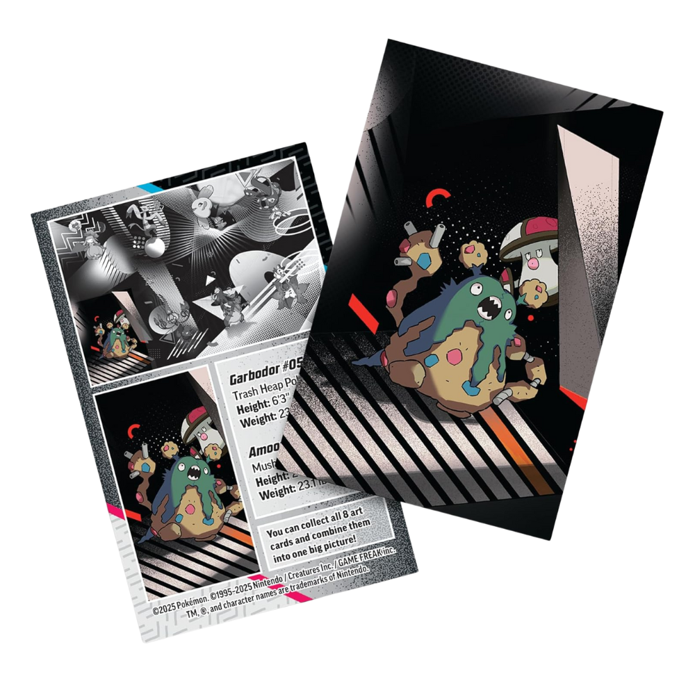 Pokemon - Scarlet & Violet - Black Bolt & White Flare - Unova Mini Tin  (Garbodor & Amoonguss)