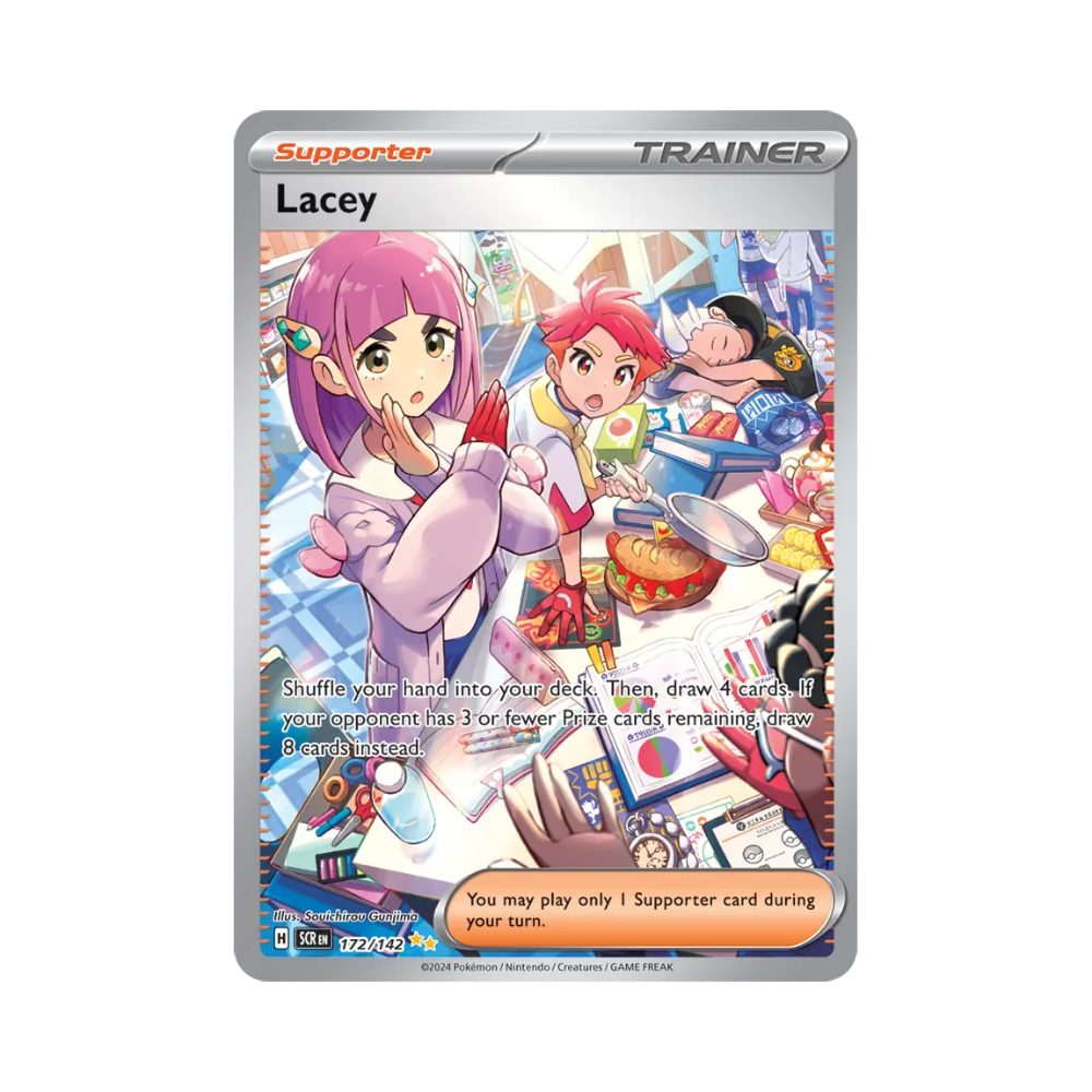 2024 Pokemon SV Stellar Crown Lacey #172/142 NM