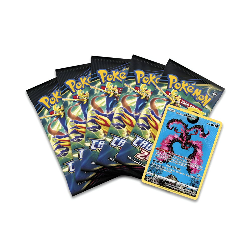 Pokemon TCG: Crown Zenith Galarian Moltres Tin